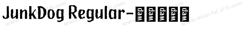JunkDog Regular字体转换
